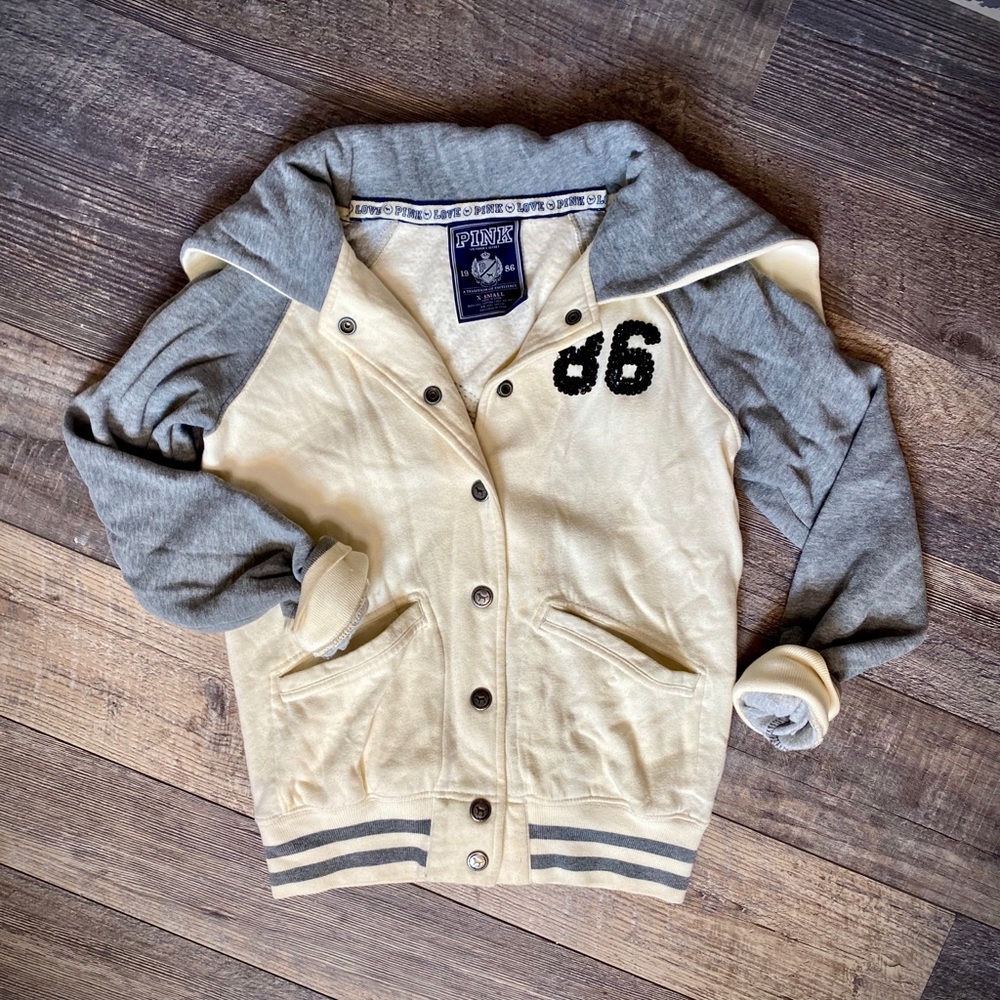 RARE! Victoria’s Secret PINK Varsity Sequin Hoodie
